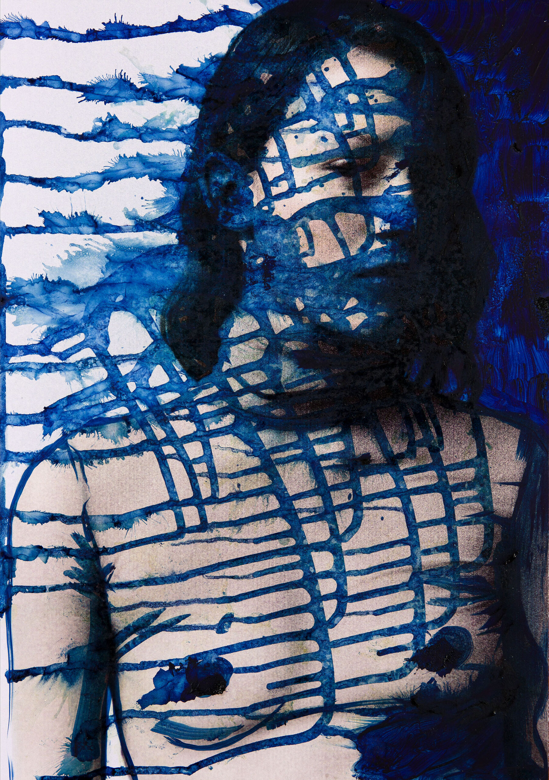 The Leak, 2025; Öl auf Papier, 30×42 cm, 02NEU